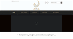Desktop Screenshot of construtoraciclo.com.br