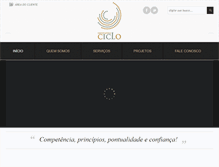 Tablet Screenshot of construtoraciclo.com.br